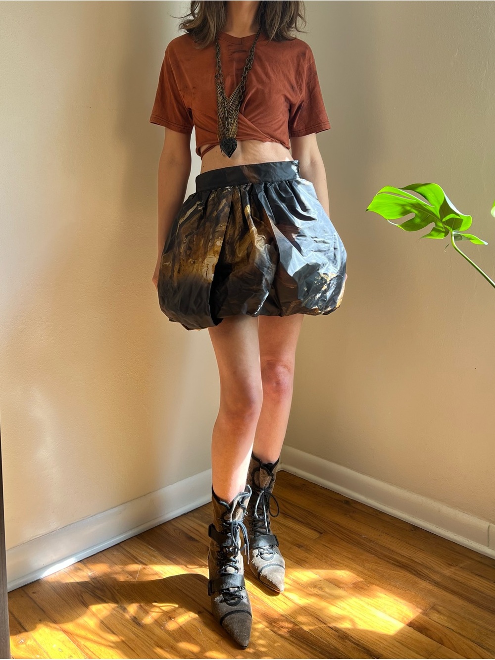 Just Cavalli Runway Archival Balloon Bubble Mini Skirt - Picture 7 of 13